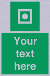 Custom sign safe condition Shipboard general alarm